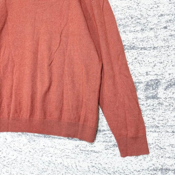 Ungrid V-neck Wool Blend Knit Terracotta Fall/Winter - Picture 2 of 4